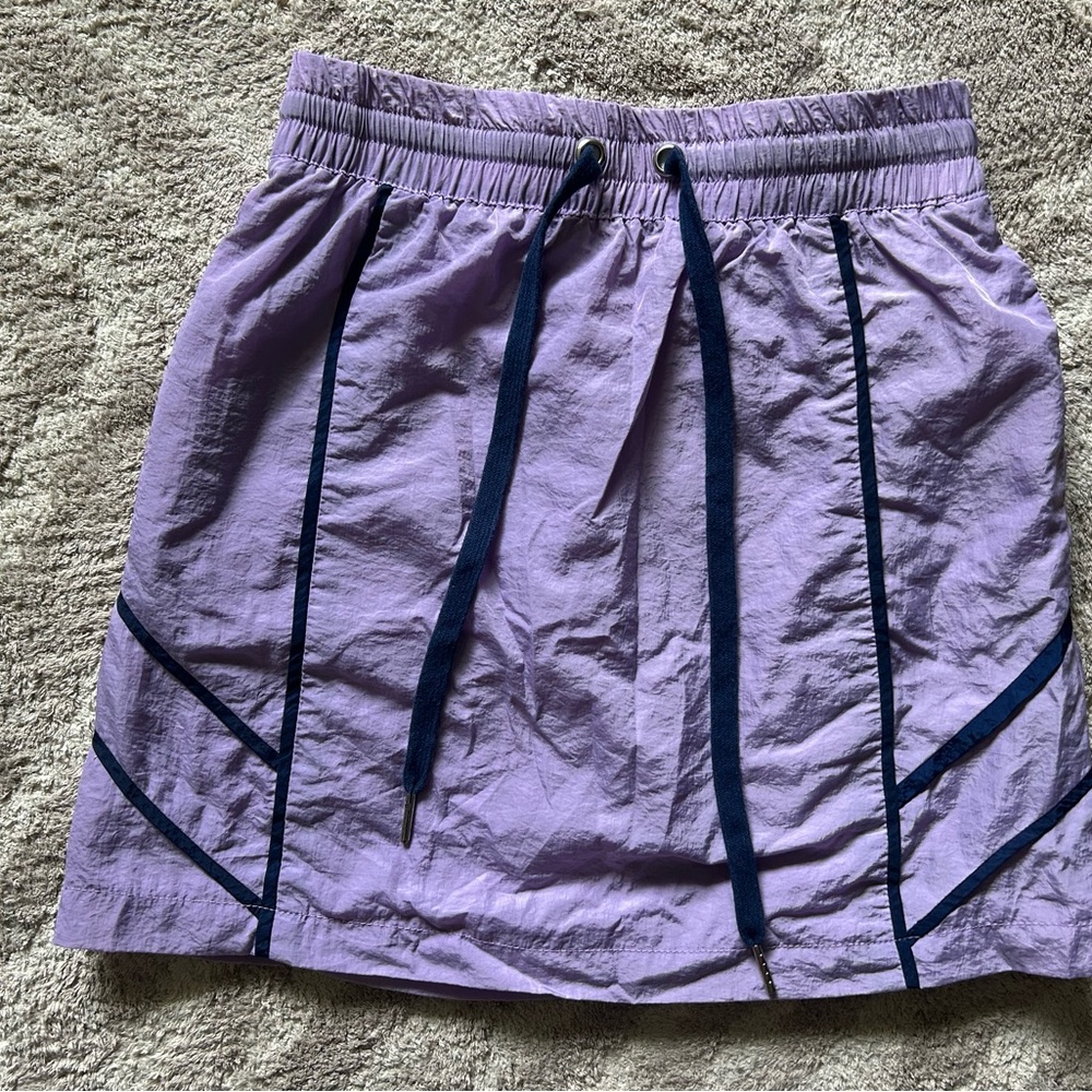 Urban Outfitters Lilac and Navy Mini Skirt